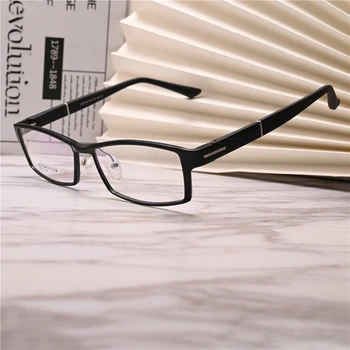 Rockjoy Alüminyum Gözlük Çerçeveleri Erkek Tam Jant Gözlük Erkekler Yüksek Kaliteli Gözlük Okuma Reçete Optik Lens