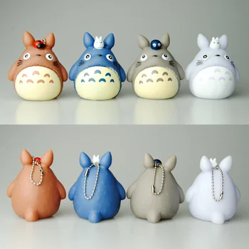Ses Yapabilir Totoro Aksesuarları Stüdyo Ghibli Kawaii Totoro Ev Dekor Anime Pembe Kolye Odası Aksesuarları Masa Süsleri