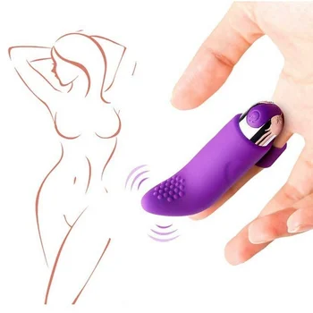 Silika Jel Şarj Mermi Parmak Titreşimli Yumurta Vibratör Kadınlar için Aletleri mastürbasyon için seks oyuncakları Malzemeleri Klitoris Stimülatörü