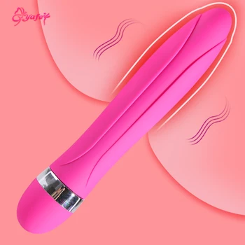 Silikon Multispeed G spot yapay penis Vibrato klitoris Stimülatörü AV Sihirli değnek Pussy masaj kurşun vibratör Kadınlar için Seks oyuncakları Seks shop
