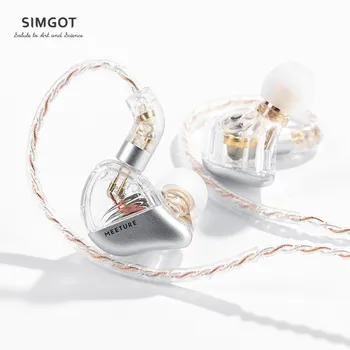 SİMGOT MT3 PRO Yüksek Çözünürlüklü Dinamik Kulak Monitörler Kablolu Kulaklıklar Müzik Gürültü Azaltma Kulaklık Kulakiçi Ayrılabilir Ses Kablosu