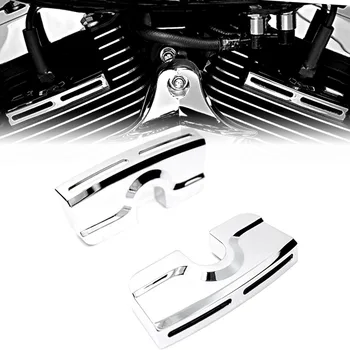 Sol ve Sağ Krom Buji Başlı Cıvata Kapakları İçin Harley Dyna Softail Touring e n e n e n e n e n e n e n e n e n e Cam 1999-2017 Modelleri