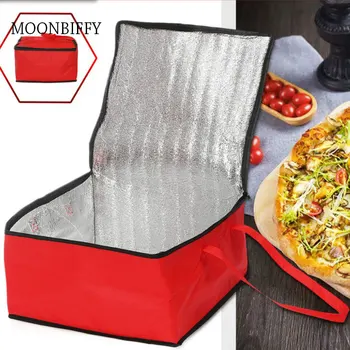 Su geçirmez Yalıtımlı soğutucu çanta Çanta Yalıtım Katlanır Piknik Taşınabilir Buz Paketi Gıda Termal Çanta Gıda Dağıtım çantası Pizza Çantası