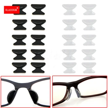 Sıcak Satış 5 Pairs Rahat Gözlük Sunglass Gözlük Gözlük Kaymaz Silikon Sopa Burun Pedi Gözlük Aksesuarları Parçaları