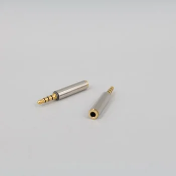 Tam Metal 3.5 mm 3.5 Erkek Kadın M/F Stereo Ses Fişi CTIA OMTP Kulaklık Adaptörü Kulaklık jack konnektörü Dönüştürücü