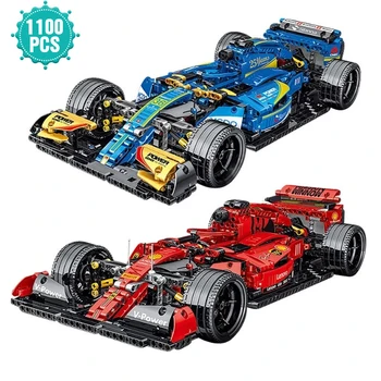 Teknik 42141 McLarens Formula 1 Süper Hızlı Yarış Araba Modeli Yapı Taşları Araç F1 Araba MOC Tuğla Oyuncaklar Çocuklar İçin hediye