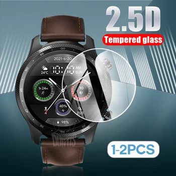 Temperli Cam Ekran Koruyucu İçin Ticwatch pro 3 Ultra GPS ProX 2021 akıllı saat 9H Şeffaf Koruma Filmi Kapak Aksesuarları