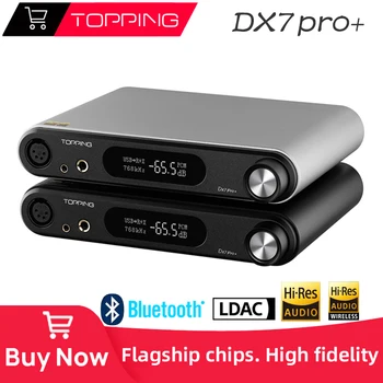 TEPESI DX7 pro artı Dijital Ses Müzik Dekoder Kulaklık Amplifikatör USB DAC Amp Es9038pro Bluetooth5. 1 LDAC DSD512 HIFI DX7pro+