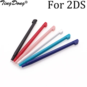 TingDong 6 adet Mobil Dokunmatik Kalem Dokunmatik Kalem 2DS Yuvaları Sert plastik stylus kalem Nintendo 2DS Konsolu için