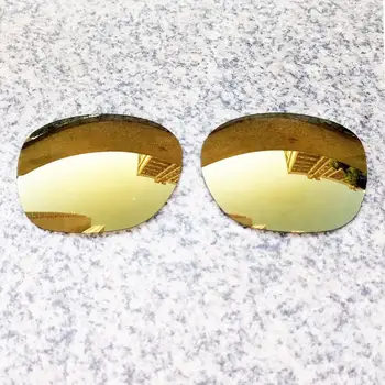 Toptan E. O. S Polarize Gelişmiş Yedek Lensler Oakley Garaj Kaya Güneş Gözlüğü-Bronz Altın Polarize Ayna