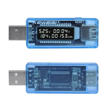 USB şarj aleti Test Cihazı Doktor Gerilim Akım Ölçer Voltmetre Ampermetre Pil Kapasitesi Test Cihazı Mobil Güç Dedektörü USB-вольтметр