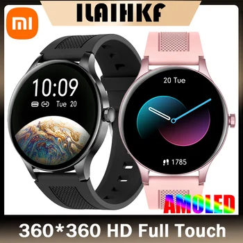 Xiaomi mi akıllı izle adam 2022 Yeni Gelen Çağrı mesaj hatırlatma AMOLED 360 * 360 Tam Dokunmatik Ekran Smartwatch Kadınlar PK Mibro