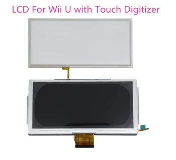 Yedek Wii U wii U için LCD Ekran Dokunmatik Ekran Cam Sayısallaştırıcı Nintendo Wİİ U Gamepad LCD Meclisi