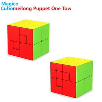 Yeni moyu Kukla 2x2 Bandajlı Sihirli Küpler Meilong Mixup Profesyonel 3x3 Hız Küp Bulmaca Meydan Çocuklar Cubo Magico Oyuncaklar