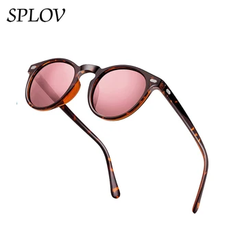 Yeni Polarize Güneş Gözlüğü Erkek Kadın Moda Yuvarlak TAC Lens TR90 Çerçeve Marka Tasarımcısı Sürüş Gözlükleri Óculos De Sol UV400