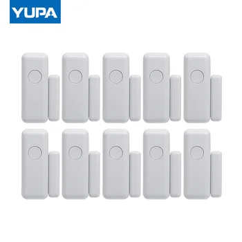 YUPA 433 mhz Kablosuz Pencere Kapı Mıknatıs Alarm Sensörü Kapı Dedektörü Akıllı Ev Güvenlik Sistemi İçin