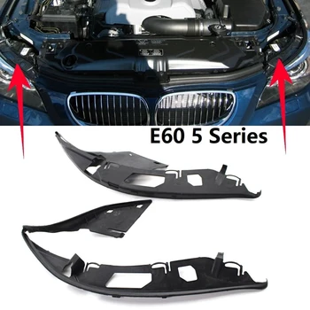 Çift L + R Üst far camı Kabuk Kapak Contası Contası-BMW E60 5 Serisi 2004-2010 63126934511 63126934512