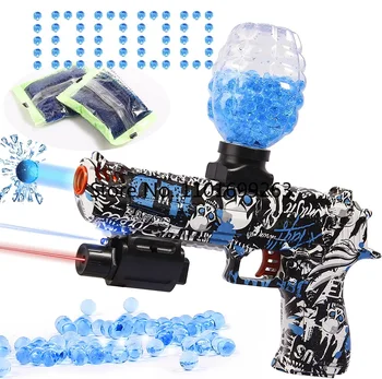 Çöl Kartal Elektrikli Jel Blaster Oyuncaklar Çevre Dostu Su Bomba Topu Oyuncak Tabanca Boncuk Yumuşak Mermi Tabanca Çocuklar için Açık Eğlence